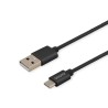 Kabel SAVIO CL-129 (USB typu C - USB 2.0 typu A 2m kolor czarny)