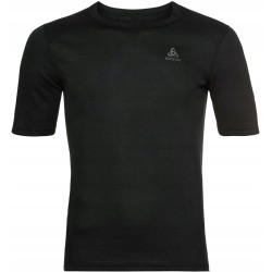 Koszulka męska Odlo BL TOP crew neck s/s ACTIVE WARM ECO roz. L Czarna