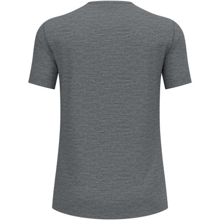 Bielizna termoaktywna z krótkim rękawem Odlo BL TOP crew neck l/s MERINO 160 roz. L Ciemnoszary