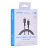 Kabel Anker 322 USB-C do USB-C 1.8m czarny