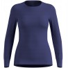 Bielizna termoaktywna z długim rękawem Odlo BL TOP crew neck l/s ACTIVE WARM roz. S Niebieska