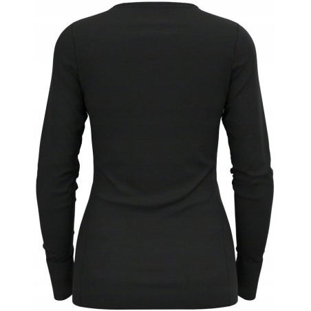 Koszulka damska Odlo BL TOP crew neck l/s MERINO 200 roz. S Czarna