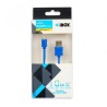 Kabel IBOX IKUMTCB (USB 2.0 typu A - USB typu C 1m kolor niebieski)