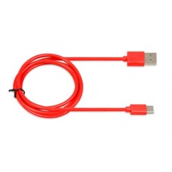 Kabel IBOX IKUMTCR (USB 2.0 typu A - USB typu C 1m kolor czerwony)