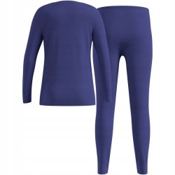 Bielizna termoaktywna - zestaw Odlo Set long MERINO 200 roz. 128cm Niebieska