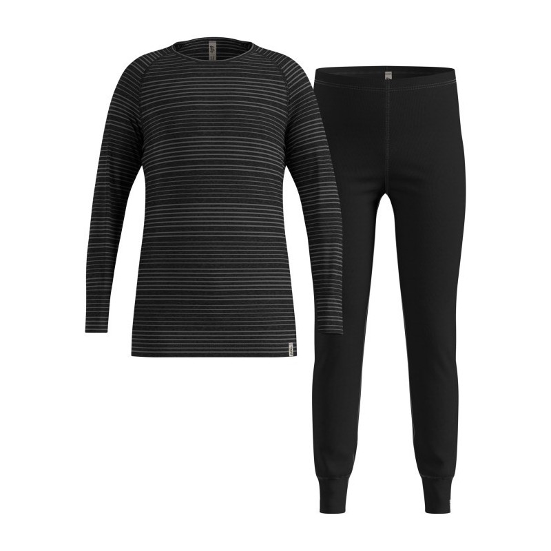 Bielizna termoaktywna - zestaw Odlo Set long ACTIVE WARM SET roz. 128cm Czarna Bielizna termoaktywna - zestaw Odlo Set long ACTIVE WARM SET roz. 128cm Czarna