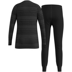Bielizna termoaktywna - zestaw Odlo Set long ACTIVE WARM SET roz. 128cm Czarna