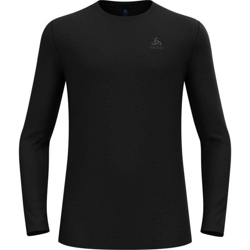 Koszulka męska ODLO Merino 160 BL Top Crew Neck l/s roz. M Czarna Koszulka męska ODLO Merino 160 BL Top Crew Neck l/s roz. M Czarna