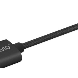 Kabel SAVIO CL-128 (Micro USB typu B, USB typu C - USB 2.0 typu A 1m kolor czarny)