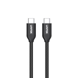 UNITEK KABEL USB-C - USB-C, PD 100W, C14059BK