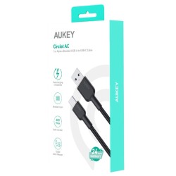 AUKEY CB-NAC1 KABEL USB-C QC PD 1M 3A 60W NYLON