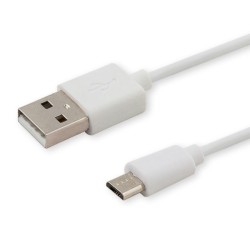 Kabel SAVIO CL-123 (Micro USB - USB 2.0 1m kolor biały)