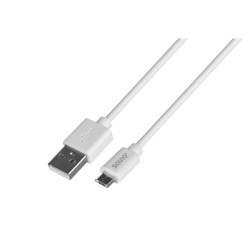 Kabel SAVIO CL-123 (Micro USB - USB 2.0 1m kolor biały)