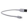 Kabel Belkin BoostCharge Braided Lightning to USB-A Cable 15cm oplot White