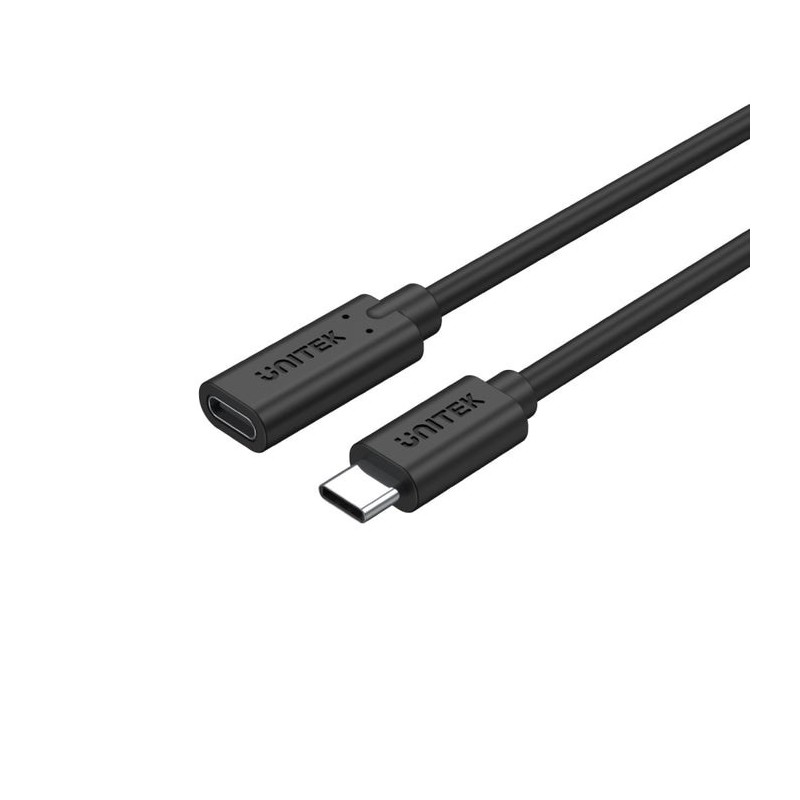 UNITEK PRZEDŁUŻACZ USB-C 10GBPS, 4K60HZ, PD 100W, 1,5M, C14086BK-1.5M