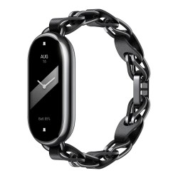 Original Xiaomi Mi Band 8/9 black chain strap