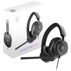 MSI Maestro 300 Zestaw słuchawkowy Przewodowa Opaska na głowę Gaming USB Type-C / USB Type-A Czarny