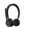 Lenovo Wireless VoIP Headset Zestaw słuchawkowy Bezprzewodowy Opaska na głowę Biuro/centrum telefoniczne Bluetooth Czarny