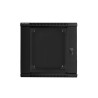 Szafa instalacyjna rack wisząca dwusekcyjna 19" 12U 600x600 czarna Lanberg (flat pack)