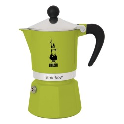 Bialetti Rainbow Kawiarka moka Czarny, Zielony