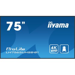 Monitor Iiyama Display Public 75 LH7565UHSB-B1 UHD