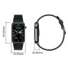 Smartwatch Kumi U3 czarny (black)