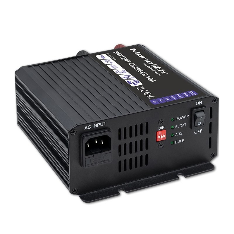 Inteligentna ładowarka Qoltec Monolith do akumulatorów LiFePO4 AGM GEL SLA 10A 12V Inteligentna ładowarka Qoltec Monolith do akumulatorów LiFePO4 AGM GEL SLA 10A 12V