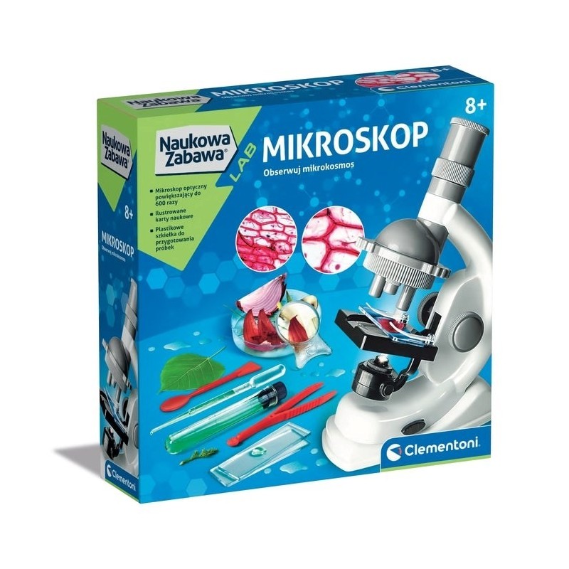 Clementoni Naukowa Zabawa - Doświadczenia z mikroskopem