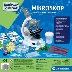 Clementoni Naukowa Zabawa - Doświadczenia z mikroskopem