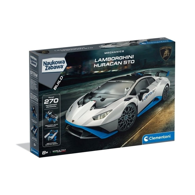 Clementoni Naukowa Zabawa - Laboratorium mechaniki: Lamborghini Huracan Sto