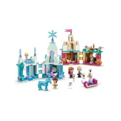 LEGO Disney 43278 Miniaturowy zamek w Arendelle i lodowy pałac Elzy