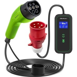 Qoltec Mobilna ładowarka do samochodów EV 2w1 Typ2 7kW 230V CEE 3 PIN