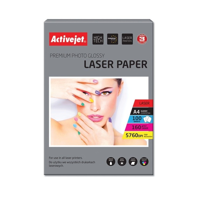 Activejet AP4-160G100L Papier fotograficzny błyszczący (A4 100 szt.)