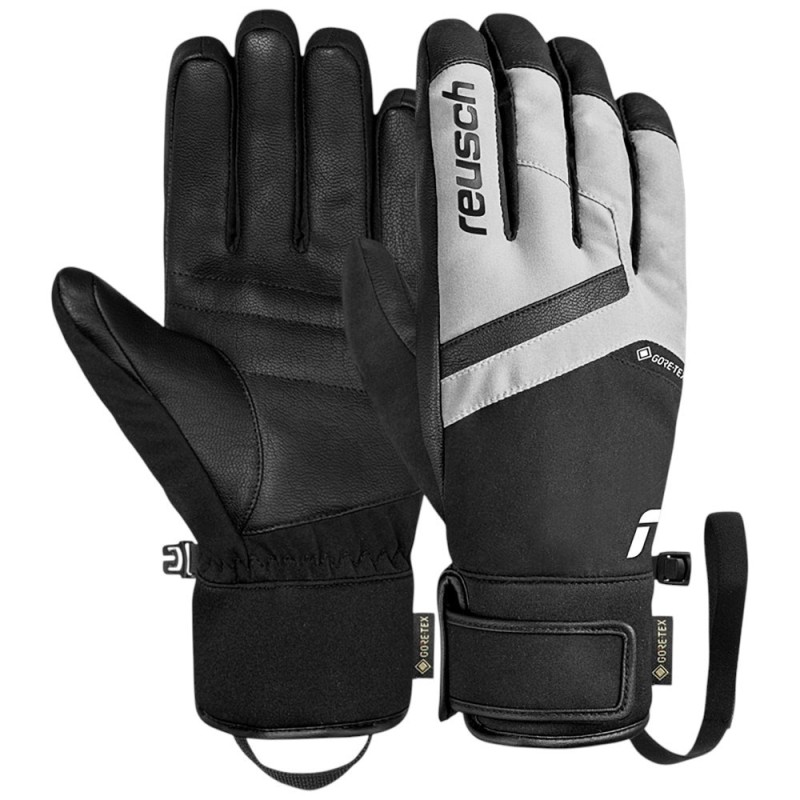 Rękawice Reusch Booster GORE-TEX r. 8,5 czarno-białe Rękawice Reusch Booster GORE-TEX r. 8,5 czarno-białe