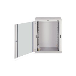 Digitus Szafa sieciowa wisząca DYNAmic 19" 16U rack 600x450, drzwi szyba, szary, niedzielona, złożona, 60kg
