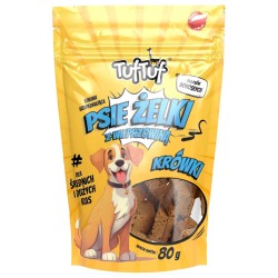 Tuf Tuf Psie żelki - krówki wieprzowe 80g