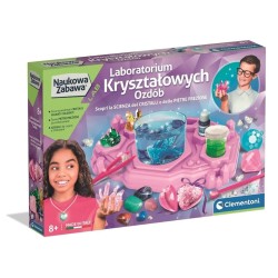 Clementoni Naukowa Zabawa - Laboratorium kryształowych ozdób