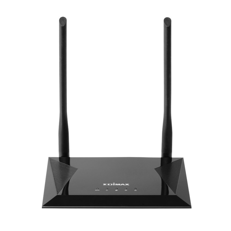 Edimax N300 router bezprzewodowy Fast Ethernet Jedna częstotliwości (2,4 GHz) Czarny Edimax N300 router bezprzewodowy Fast Ethernet Jedna częstotliwości (2,4 GHz) Czarny