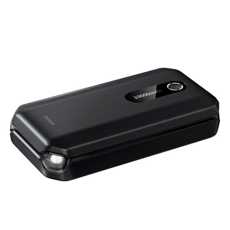 Baseus powerbank Power Starter Jump Starter urządzenie rozruchowe booster 10000mAh 12V (1000A / 500A) + kable krokodylki czarny