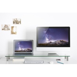 GEMBIRD SZKLANA PODSTAWKA NA MONITOR ROZMIAR XL