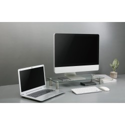 GEMBIRD SZKLANA PODSTAWKA NA MONITOR ROZMIAR M