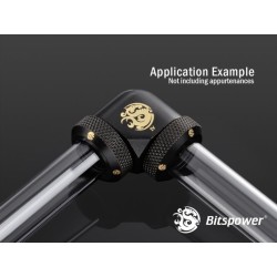 Bitspower Carbon Black Kolanko kompresyjne