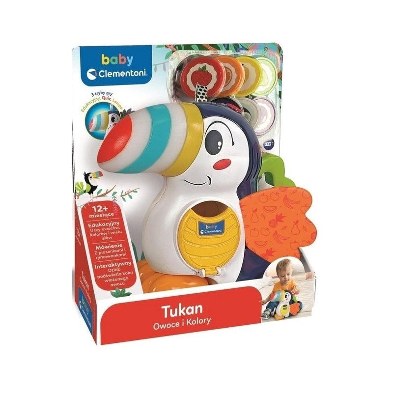 Clementoni Tukan Adrian - Owoce i kolory Clementoni Tukan Adrian - Owoce i kolory