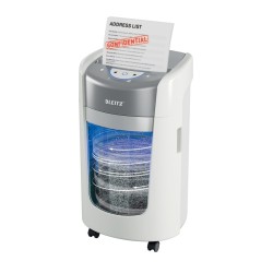 Niszczarka Leitz IQ OptiMax Home Office 225, 15l, P5, 6 kartek, Automatyczny Start/Stop, Funkcja cofania, Obrotowy pojemnik -
