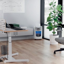 Niszczarka Leitz IQ OptiMax Small Office 350, 22l, P5, 8 kartek, Automatyczny Start/Stop, Funkcja cofania, Obrotowy pojemnik -