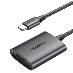 Ugreen Czytnik kart SD/TF Ugreen CM401 USB C 5Gb/s - szary