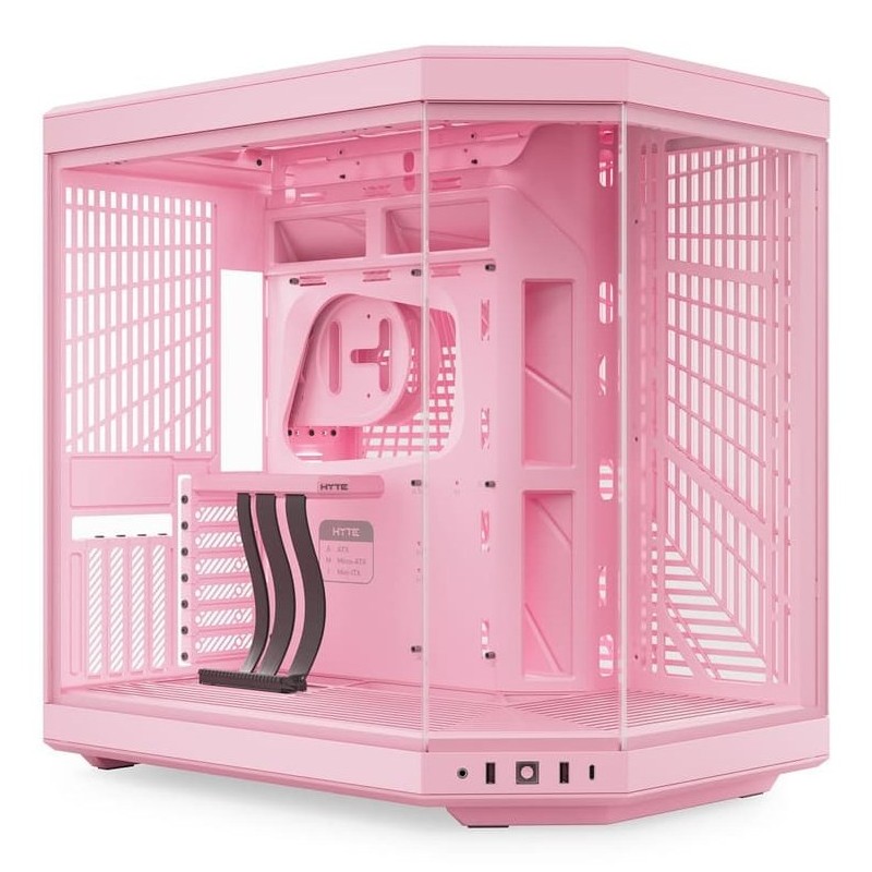 Obudowa Hyte Y70 Midi-Tower z hartowanym szkłem w kolorze Strawberry Milk Obudowa Hyte Y70 Midi-Tower z hartowanym szkłem w kolorze Strawberry Milk