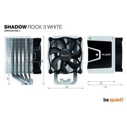 Chłodzenie CPU be quiet! SHADOW ROCK 3 WHITE