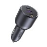 Ugreen Ładowarka EC705 samochodowa 130W 2x USB-C 1x USB-A - szara