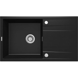Zlewozmywak granitowy 1-komorowy z ociekaczem ZQE_N113 5908212095911